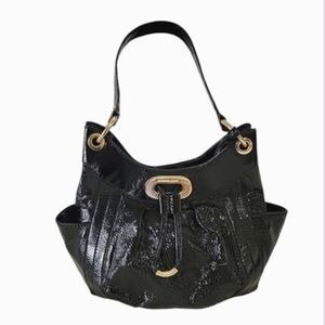 Michael Kors Handbag Black Patent-leather Shoulder Bag